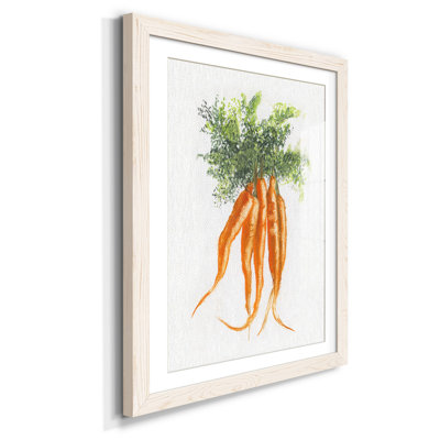 Garden Fresh Carrots - Reproduction d'art sur papier encadré