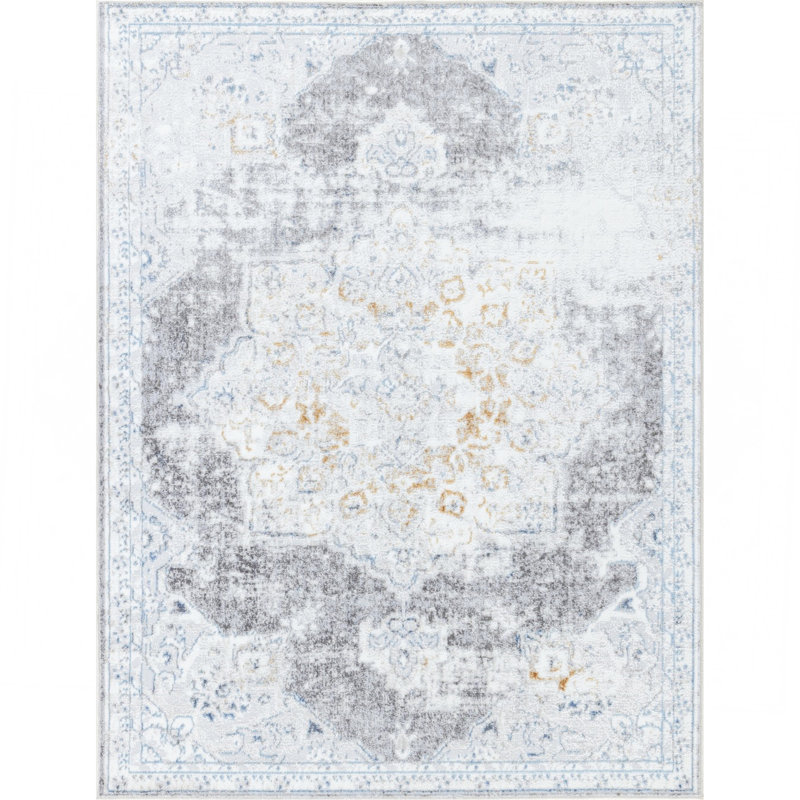 Tapis multicolore, Rectangle 7 pi 10 po x 9 pi 10 po
