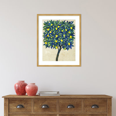 «Lemon Tree Composition II» par Timothy O 'Toole - reproduction d'art encadrée
