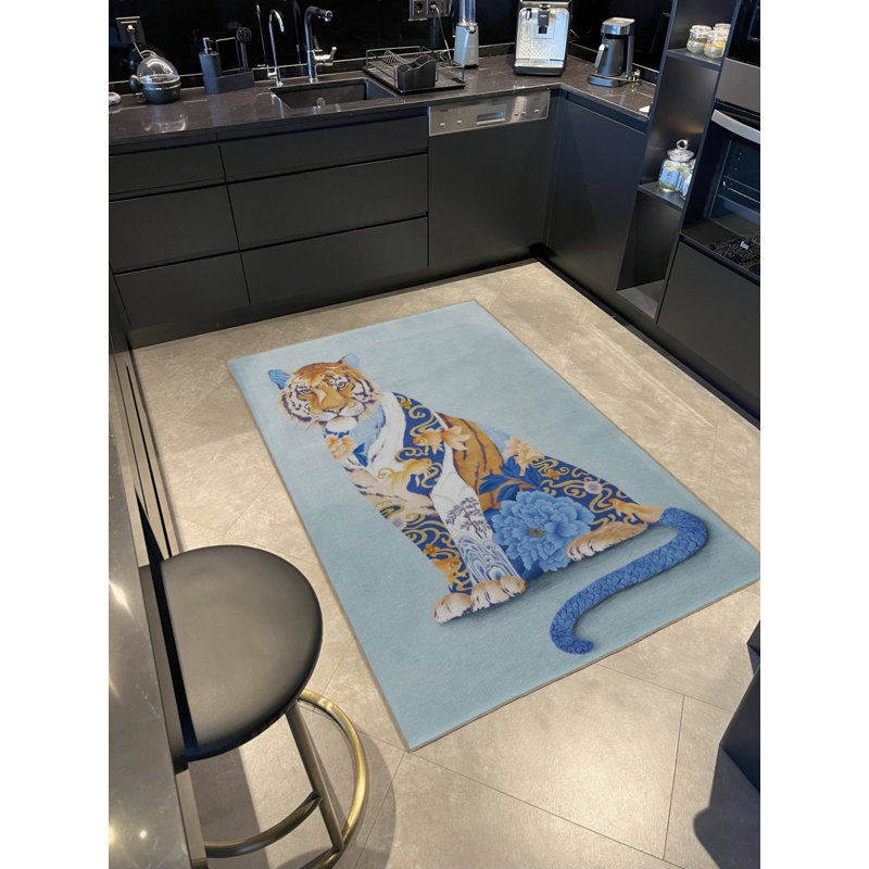 Animal Print Indoor / Outdoor Rug, Runner 2'8" x 7'11"