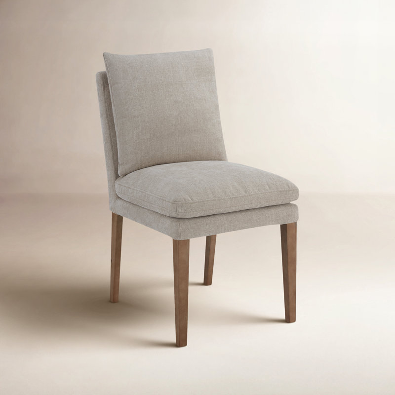 Brinley 21.25'' H Upholstered Side Chair, Milo Mink Chenille