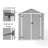 6 ft.W x 4 ft. D Resin Storage Shed