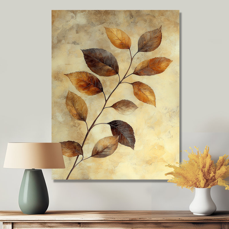 Tyra - art mural floral sur toile, 32" H x 24" W, Wrapped Canvas, Does Not Apply