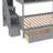 Twin Over Full Bunk Bed with Built-In Stairs-2119065572