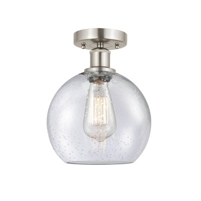 Glass Semi Flush Mount