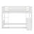 Floor Bunk Bed, Playhouse Floor Bunk Bed With Climbing Ramp, Ladder, Safety Guardrails-902744203
