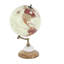 Globe terrestre en bois de manguier