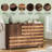 Accent Cabinet with 2 drawers and 3 doors-415375321