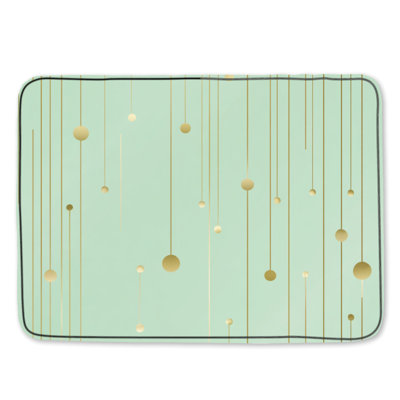 Tapis de bain abstrait