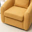 Chaise pivotante rembourrée de 32 po de large Shively-824881177
