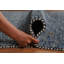 Tapis tribal bleu Gabbeh 4 x 6
