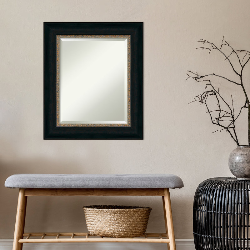 Miroir d'appoint mural Defilippis, 26,5 po x 22,5 po