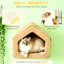 Étagère murale pour chat - conception de dégagement de plancher, artisanat en matériau naturel, sécurisée pour le saut, configuration polyvalente, création d'une aire de jeu pour bricolage, solution d'économie d'espace pour le coussin lavable, esthétique de ruppie maritime, coffre-fort