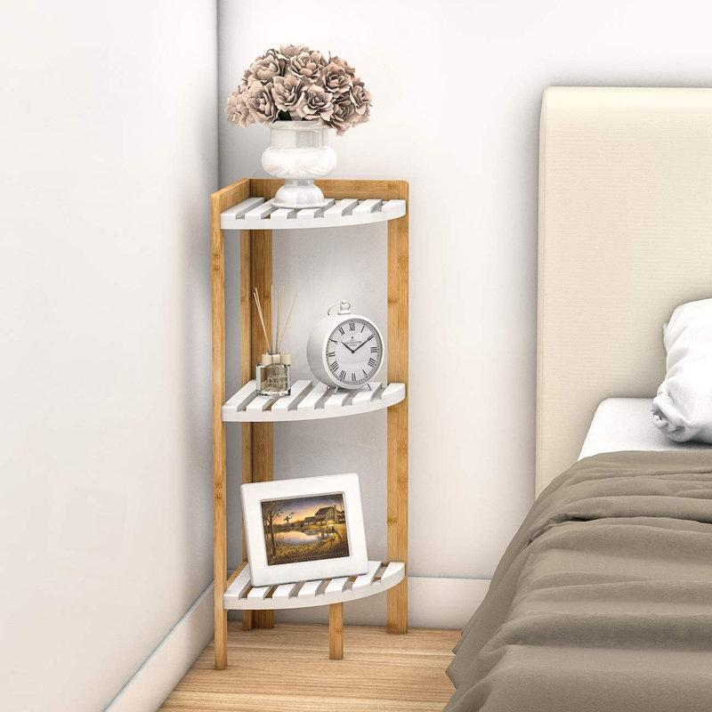 11.22'' W Solid Wood Shelving Unit