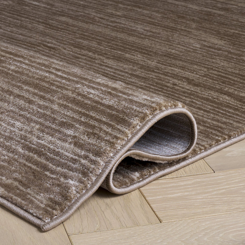 Aaishah Light Brown Area Rug, Rectangle 5'1" x 7'6"