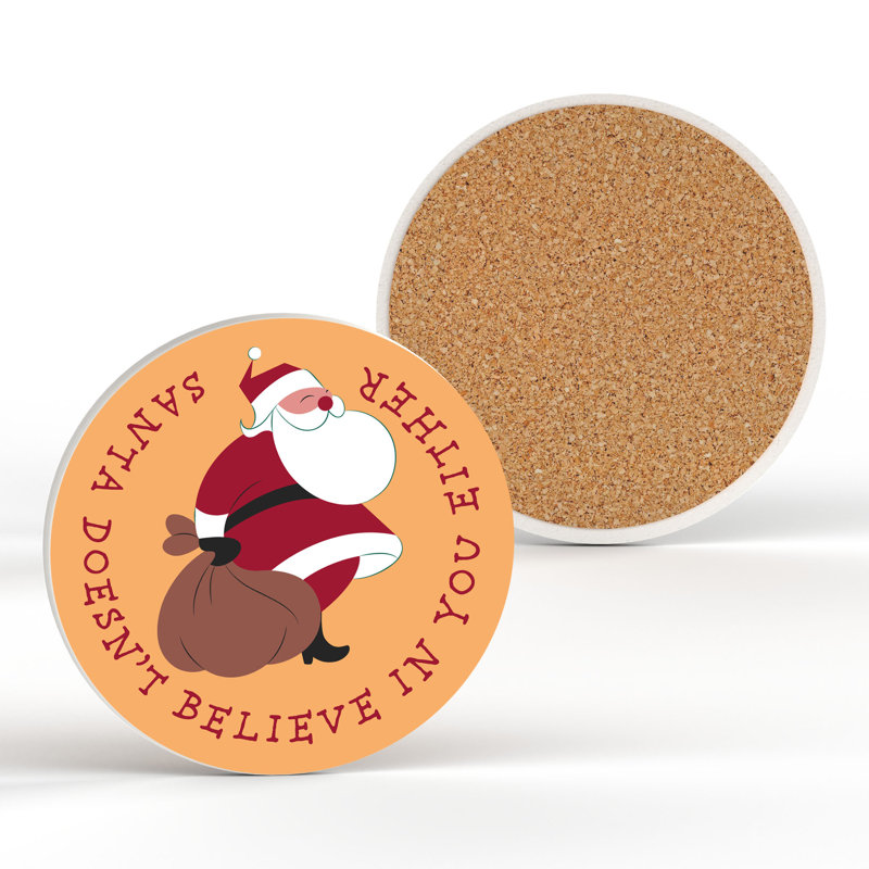 Carley Ceramic Round 1 Piece Coaster