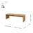 Kanza Abaca Bench