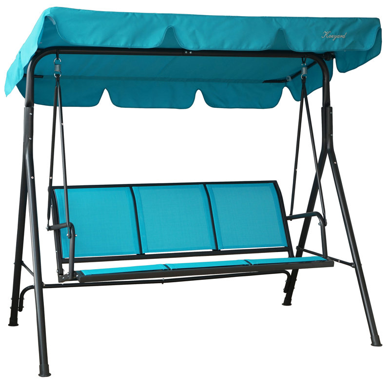 Balancelle de véranda pour 3 personnes Kozyard, Bleu