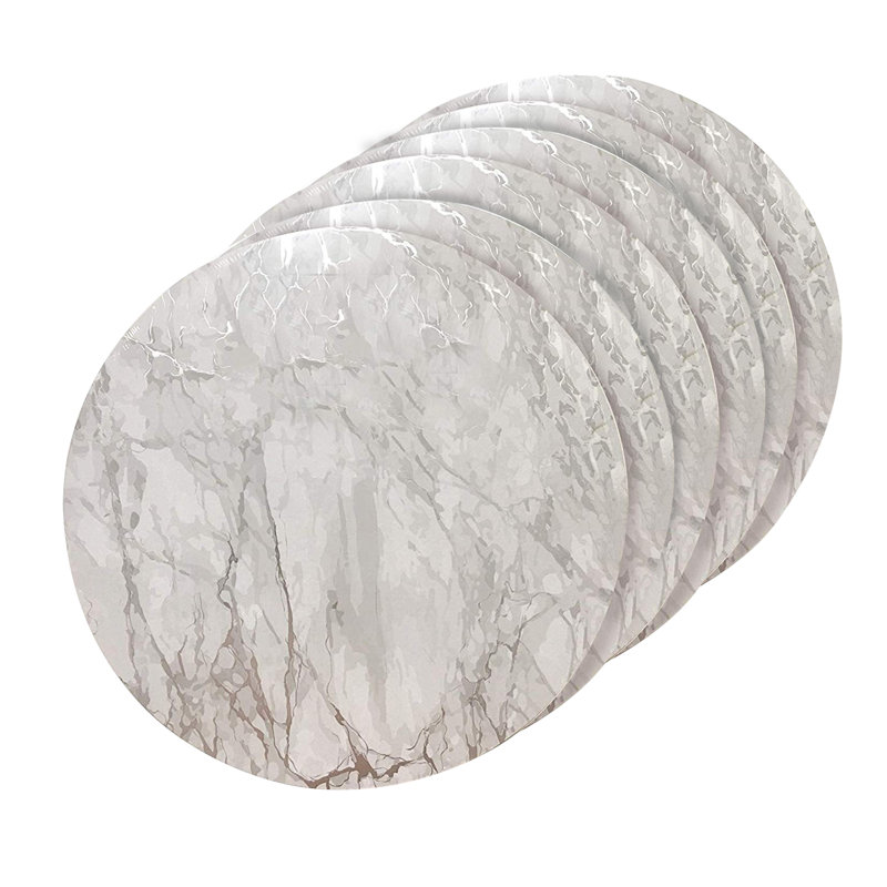 Tapis de table de salle à manger Placemats, Argent