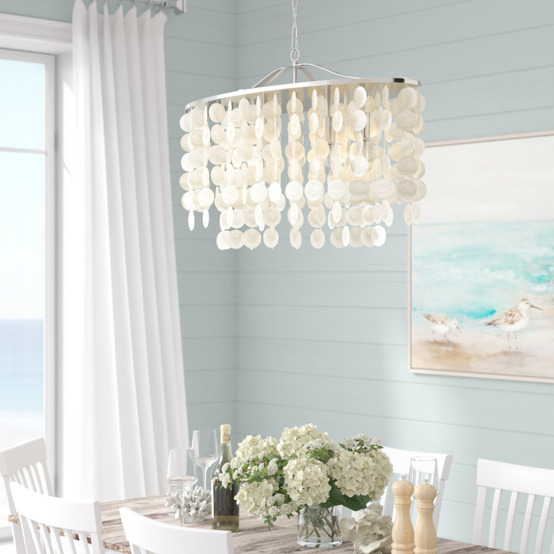 Icarus 5 - Light Kitchen Island Pendant, Satin Nickel