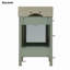 Meuble-lavabo de 20,28 po avec lavabo en céramique et beaucoup de rangement-2023533642