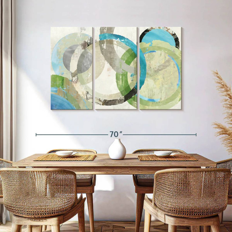 Avery Viridescent Rings, 36" H x 57" W