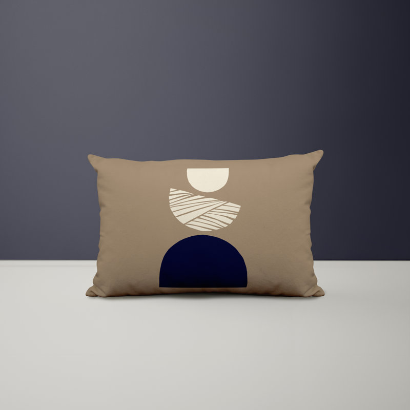 Polyester / Mélange de polyester Housse de coussin rectangulaire intérieure / extérieure lombaire et insert