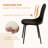Upholstered Side Chairs With Metal Legs,Armless Dining Chair For Living Room,Kitchen,Dining Room-1312306678-1325694422