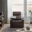 Fauteuil inclinable Power Motion avec port de charge USB et rangement à bras cachés, 2 porte-gobelets pratiques et plateau pivotant à 360 °-212230502