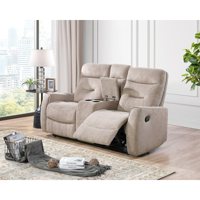 Causeuse avec console Paterson G00277A-RL, beige