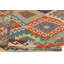 Tapis de couloir bleu / rouille en laine tissé à la main 2 pi 7 po x 9 pi 9 po Tribor / Geometric / Southwestern