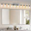 Éclairage pour meuble-lavabo 10 lumières avec abat-jour en verre transparent pour miroir de meuble-lavabo, salle de bain ou chambre à coucher-115310838-115310837