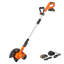 Tondeuse à gazon, coupe-bordures sans fil à pile 20 V, outil de bordure à lame de 9 pouces avec profondeur de lame à 3 positions, batterie et chargeur inclus, pour les pelouses, les allées, les bordures et les bords de trottoir