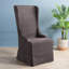 Chaise d'appoint rembourrée en coton Carolee