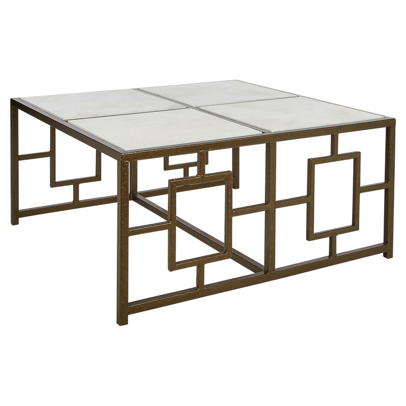 Table basse Laguna, Marbre de Carrare