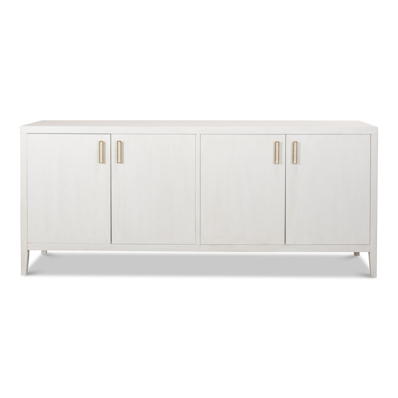 Cortina 80'' White Contemporary Sideboard with Adjustable Shelves