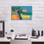 «Petite ville sur une colline n ° 2» par Jan Weiss, art mural sur toile, 60 po x 40 po-1048327243
