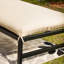 Chaise longue inclinable de 68 po avec coussins et table Ouellette-1063298413