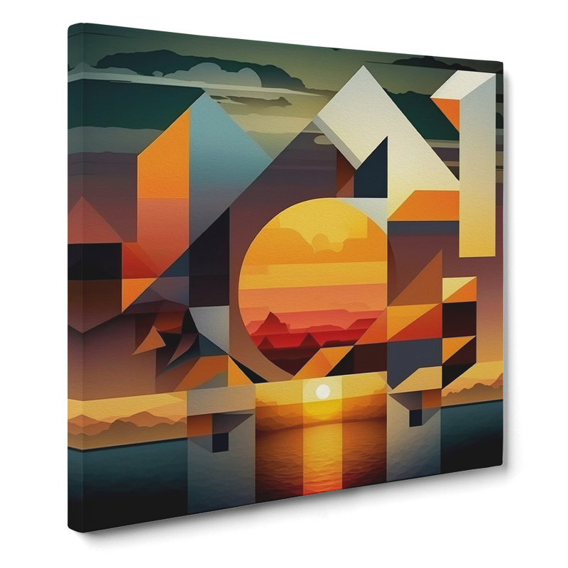 Modern Wall Art - Wrapped Canvas, 35cm H x 35cm W x 3cm D