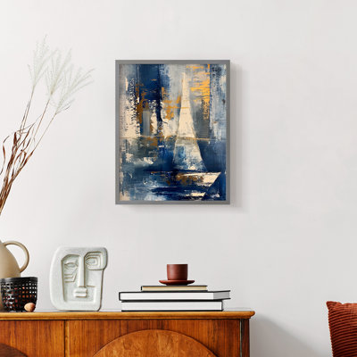 NAUTICAL Series CCI  -Premium Framed Print -Ready to Hang - No Nails Required
