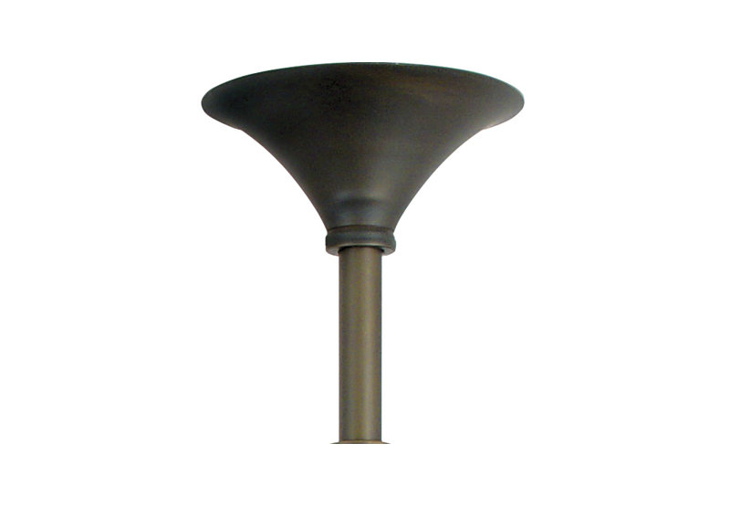 Downrod, 5" H x 3" W x 3" D, Black Nickel