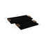 Aldossari Decorative Suede Accent Tray with Gemstone Hardware for Ottoman - Stylish Home Decor Tray for Coffee Table, Kitchen, or Trinket - Set of 2, 22", 16", Black-1042513779