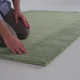 Dolma Hand Loomed Wool Medium Green Rug