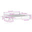Solid Wood Drawers Bed Frame-695199893