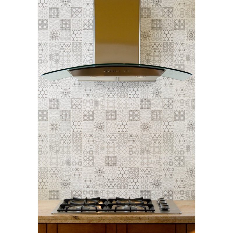 Ionian Sabari 12 in. x 12 in. Honed Marble Mosaic Floor and Wall Tile