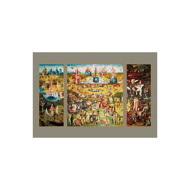 " The Garden Of Earthly Delights " by Hieronymus Bosch, 24" H x 36" W