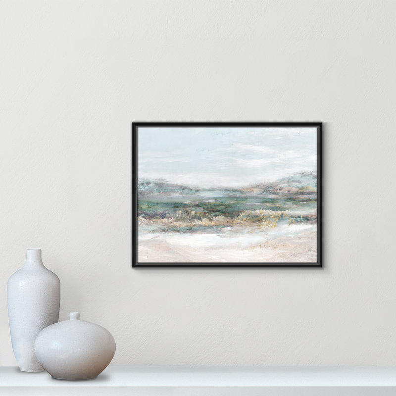 Lori Dazzling by Matina Theodosiou - Painting Print on Canvas, No Mat, 19.5" H x 25.5" W x 2" D, Black Framed Canvas