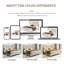 Structure de lit plateforme tapissier avec tête de lit à oreilles-307295078