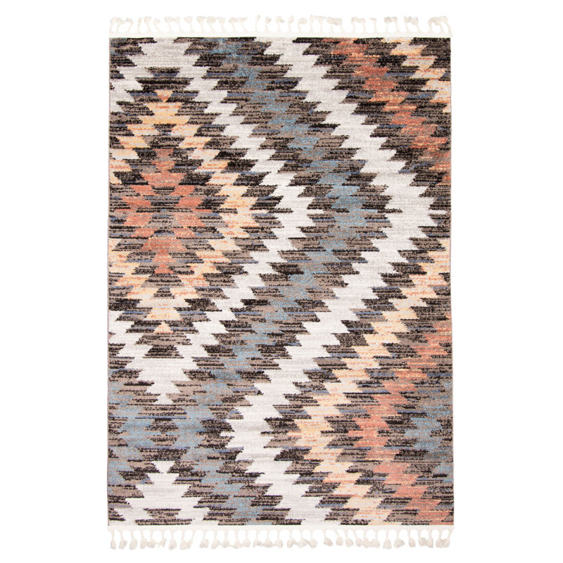 Abdul-Rahim Chevron Indoor Rug, Rectangle 5'2" x 7'5"