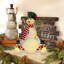 Christmas Decorations For Home,3 Pcs Pre-Lit Glass Snowman Decor Christmas Decorations Indoor, Lighted Winter Decor For Living Room Fireplace Table Home Decor